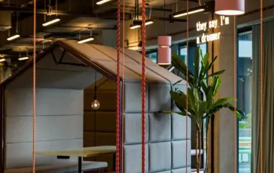 BaseCamp Łodz Rembielinskiego common room