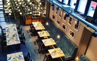 Kuchnia Żoliborz Warszawa wnętrze restauracji