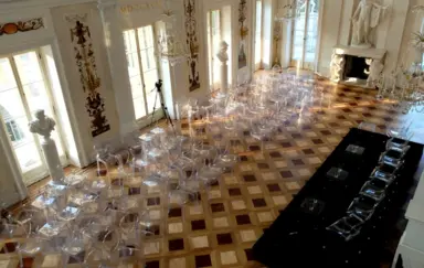 Lazienki Krolewskie - Pałac na Wyspie Warszawa bankiety