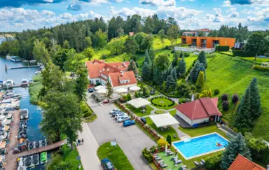 Widok na hotel z lotu ptaka