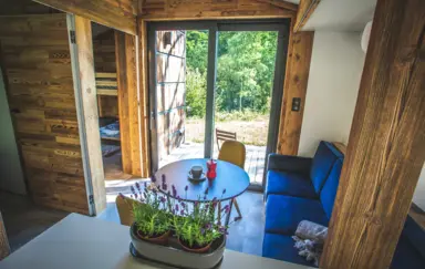 Rózin Pstrągarnia Domki - wewnątrz