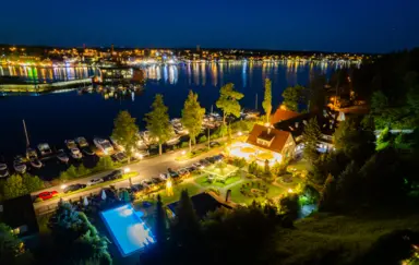 Widok z hotelu na panoramę miasta