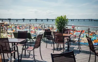 Vienna House Amber Baltic Miedzyzdroje Taras z widokiem na morze