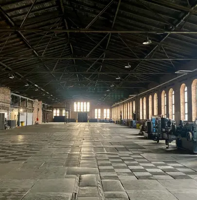 Muzeum Hutnictwa Cynku WALCOWNIA - Cynkownia - pusta przestrzeń
